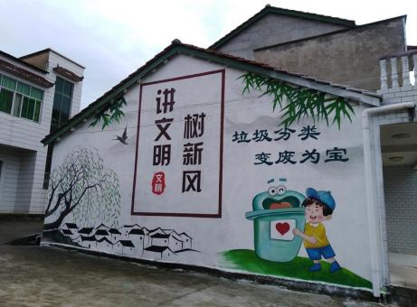 商洛墙绘是现在流行的墙体广告