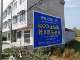 商洛墙体广告质量分析