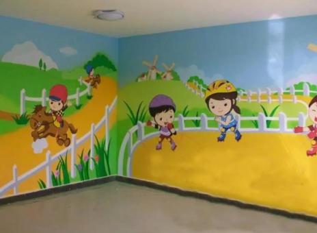 商洛幼儿园墙体彩绘制作流程及注意事项