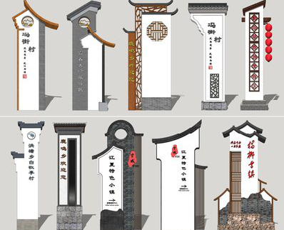 商洛美丽乡村标识标牌有哪些分类？